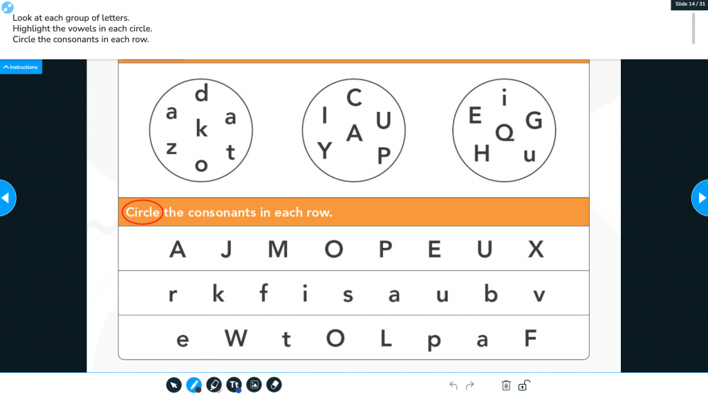 Draw It activity CVC Words  lesson for grades K-1