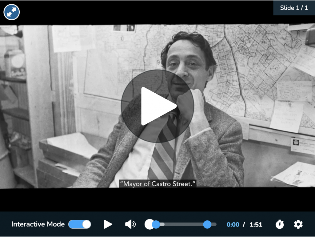 Harvey Milk Nearpod Original video lesson