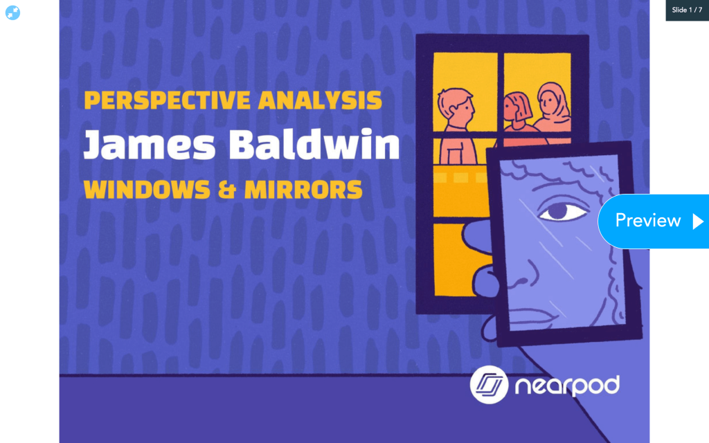 James Baldwin Pride History lesson for high school