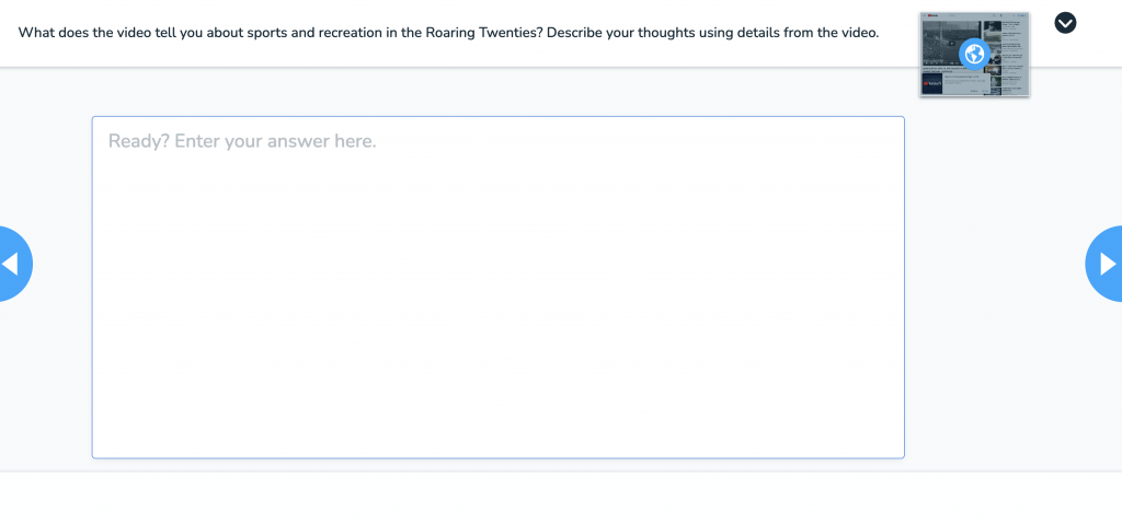 The Roaring Twenties lesson assessment about sports using primary source analysis